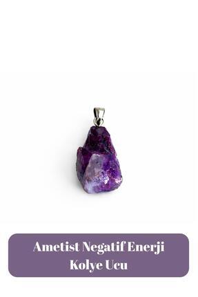 Ares Hills Doğal Ametist Negatif Enerji Ve Nazar Kolye Ucu