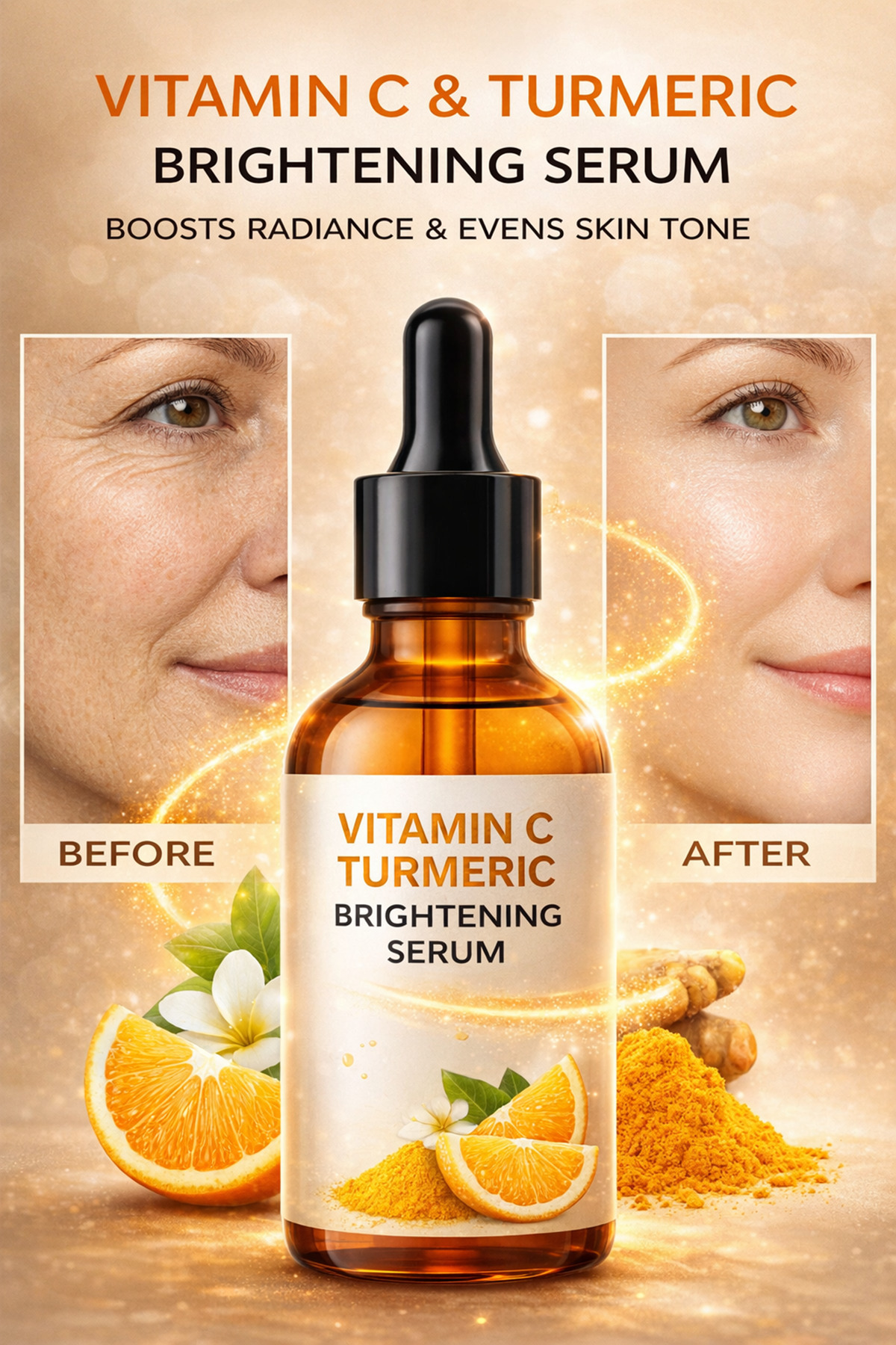 Puredermine Vitamin C & Zerdeçal Serum ile Lekeleri Azaltın, Gözenekleri Sıkılaştırın, Akne Görünümünü Yatıştırın — yyn66