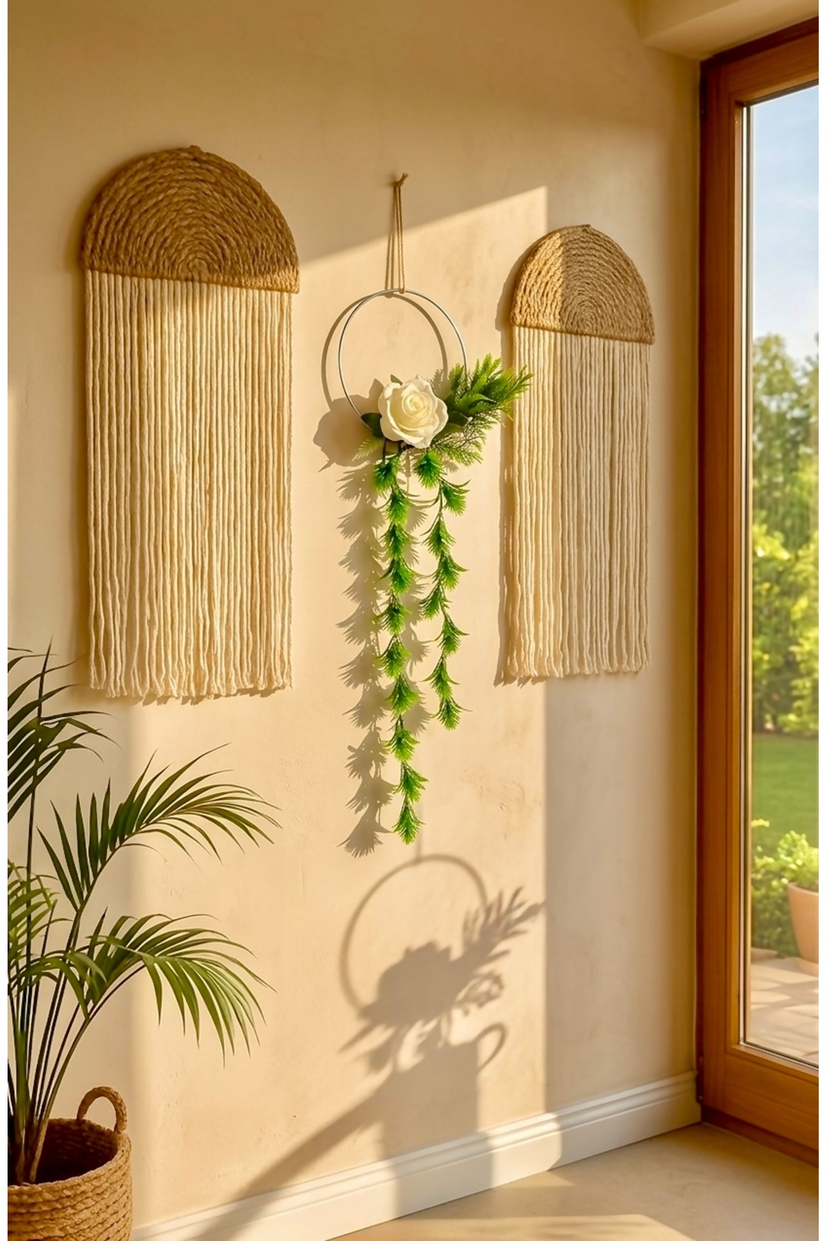 3-Piece Bohemian Macrame Wall Decoration Set Modern Living Room | Dining Room | Bedroom | Wall Decoration