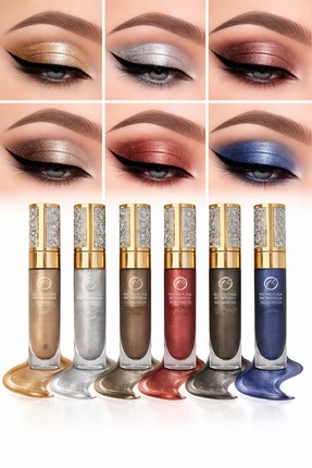 SİBELA BEAUTY GÜZEL GÖRMEK GÜZEL DÜŞÜNDÜRÜR 6'lı Simli Sıvı Glitter, Likit Gö...