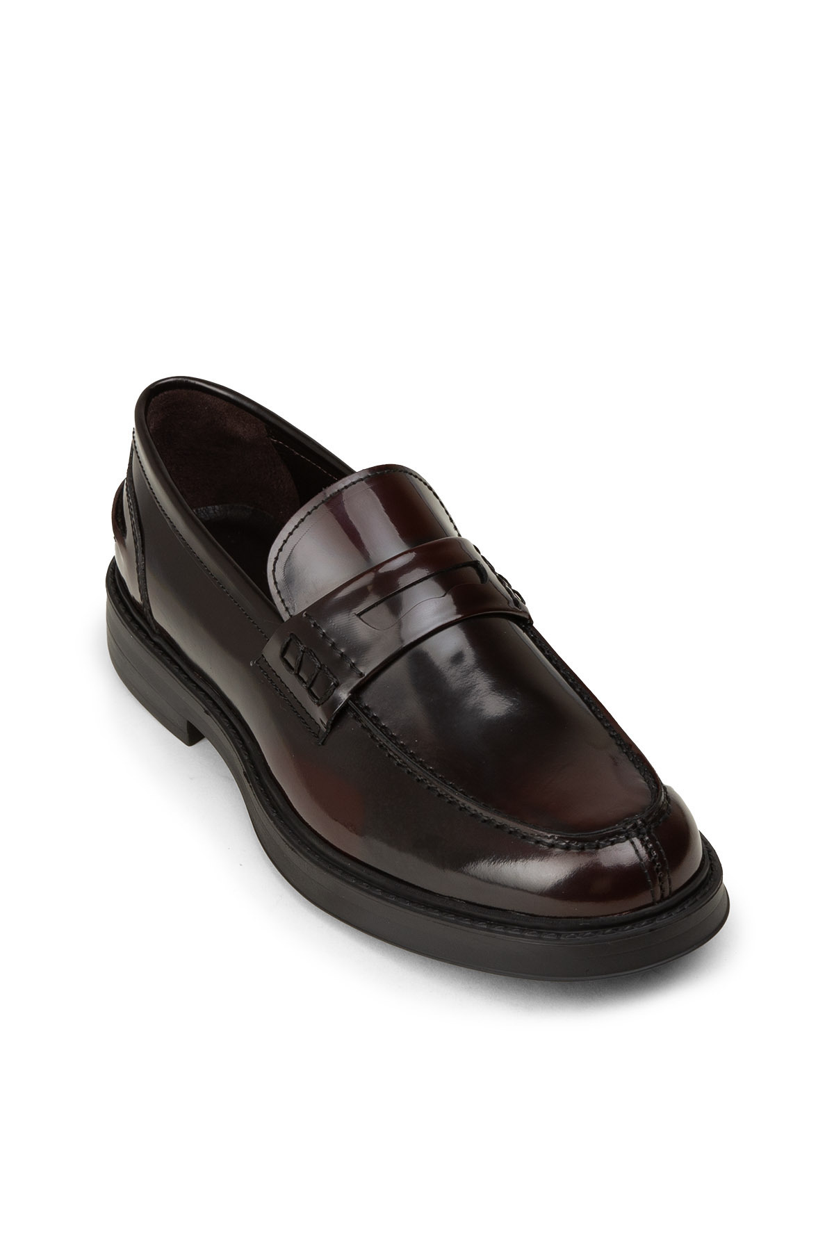 Deery Erkek Bordo Hakiki Deri Loafer Ayakkabı görsel 6