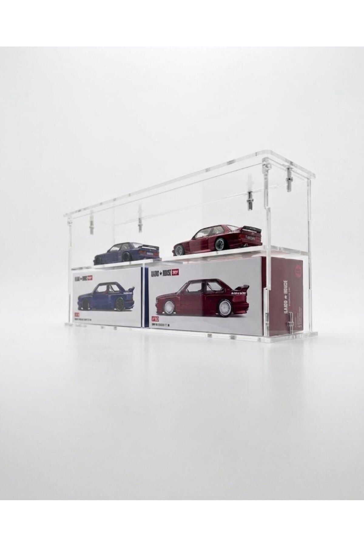 hazer case İkili Kaido House Diecast Model Araç Sergileme Kutusu