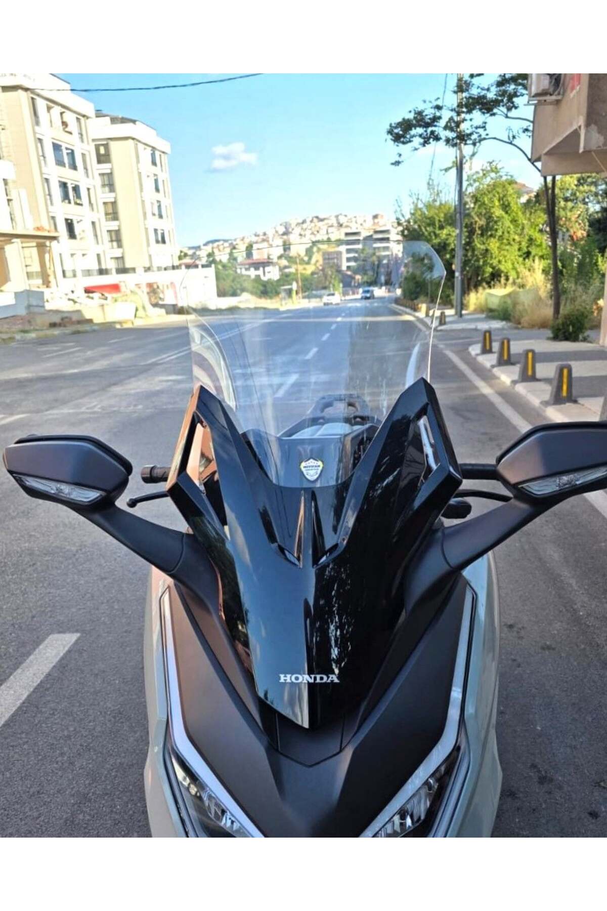 トップス forza.matumoto20 MOTOCAM Honda Forza 250 Ön Cam 2021-2026 Model 60cm Şeffaf Renkli