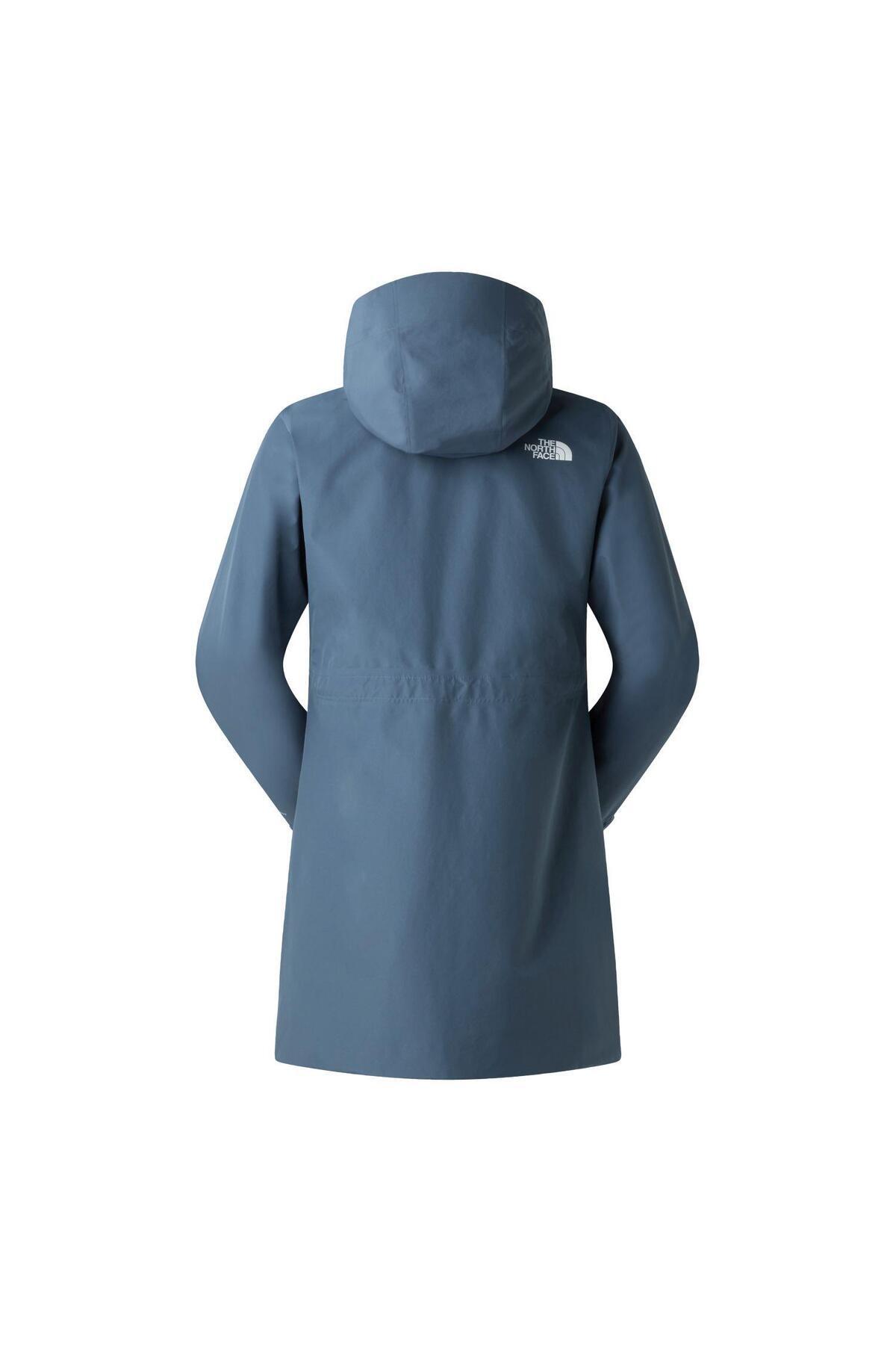 THE NORTH FACE W DRYVENT HIKESTELLER PARKA Kadın Ceket NF0A8G6Z0U31 Gri-L görsel 2