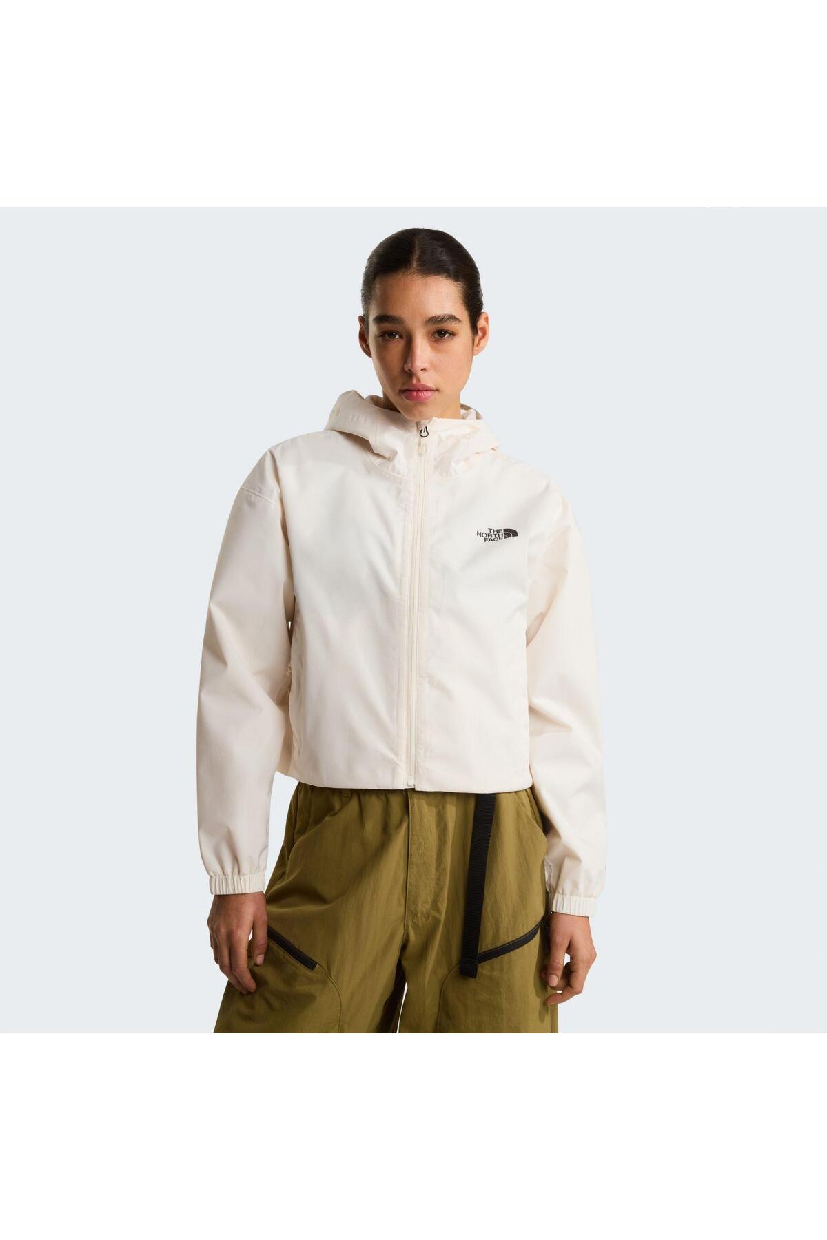 THE NORTH FACE W QUEST CROPPED Kadın Ceket NF0A8G13QLI1 Beyaz-XS görsel 3