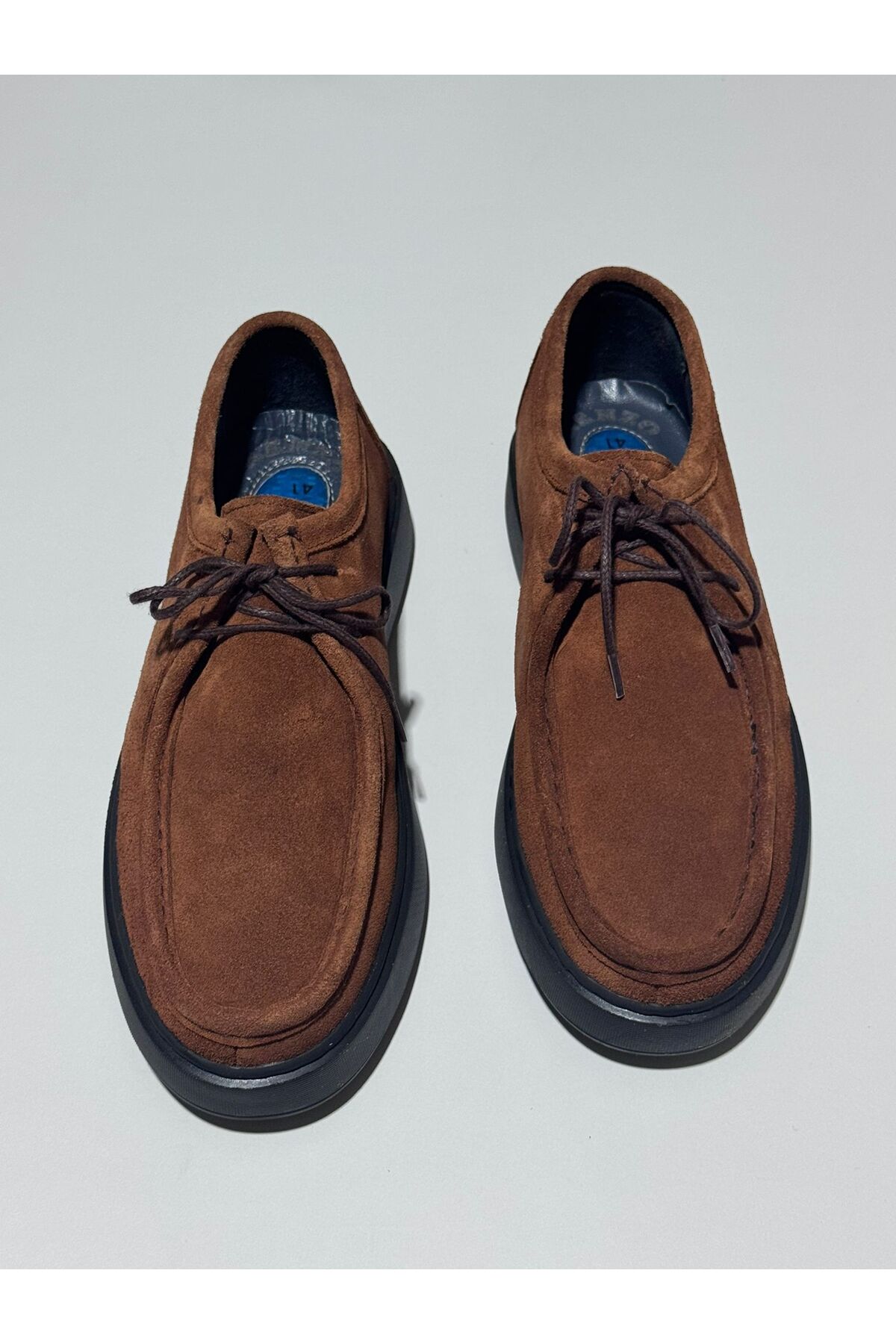 Greyybull Shoes taba süet deri erkek spor ayakkabı görsel 6