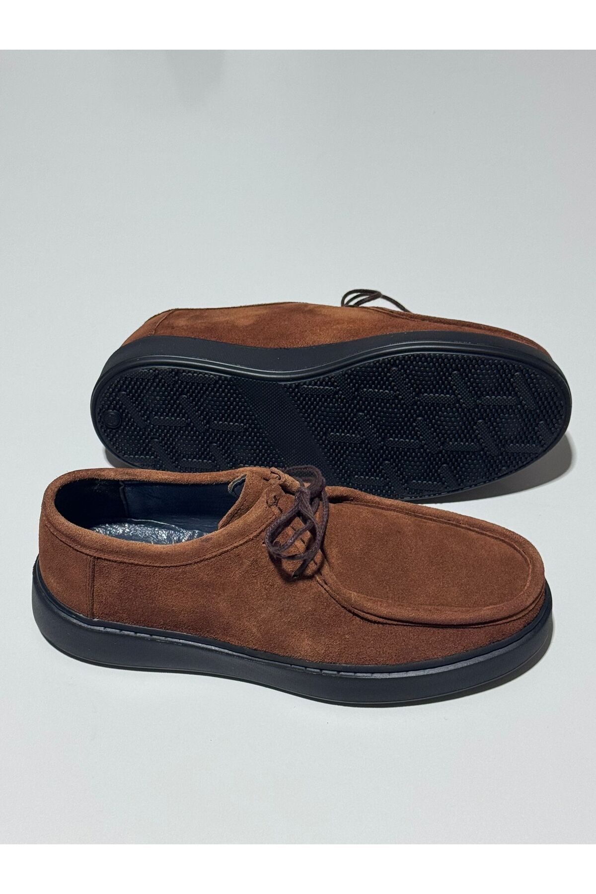 Greyybull Shoes taba süet deri erkek spor ayakkabı görsel 7