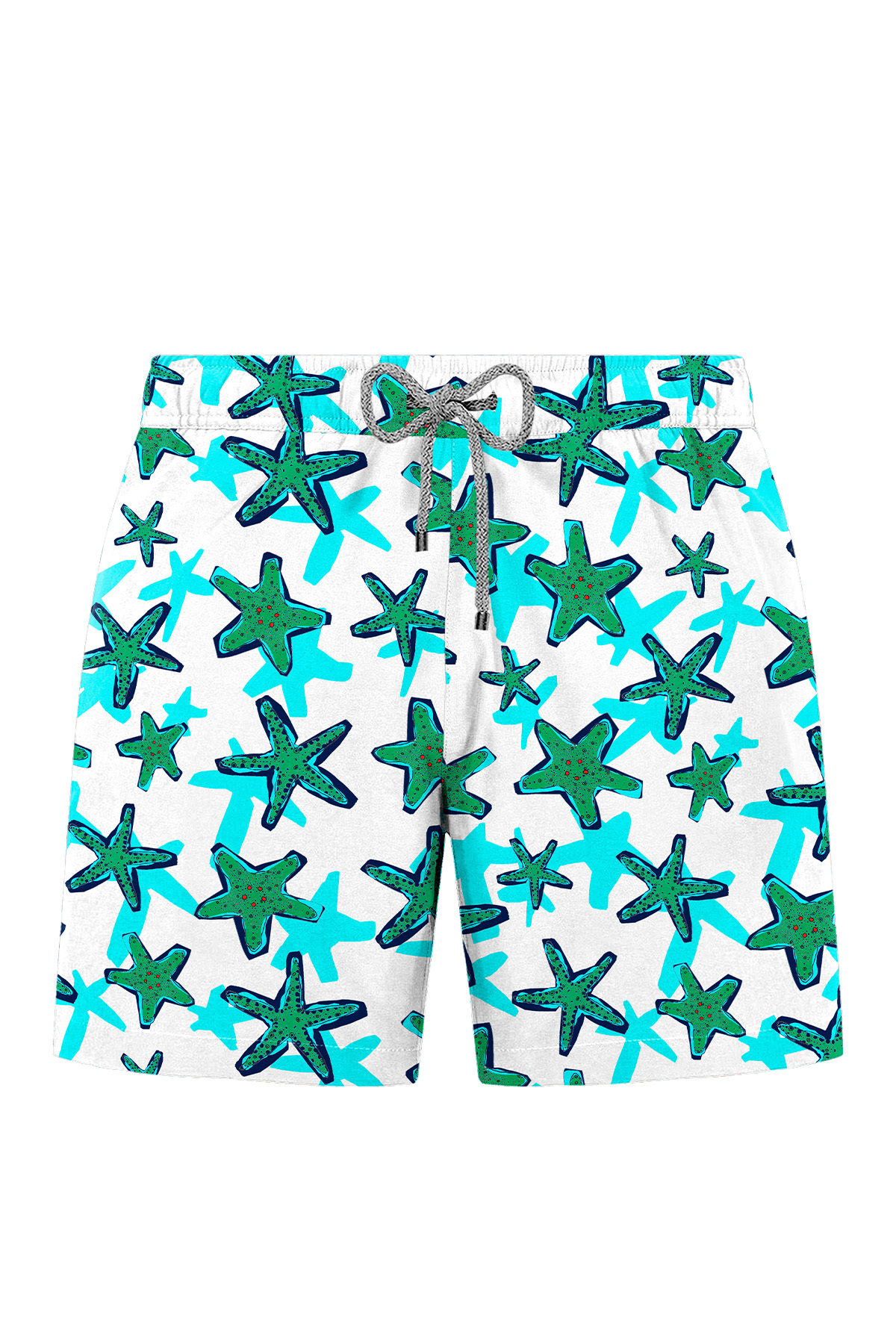 Swimwear - Printed Patterned Sea Shorts