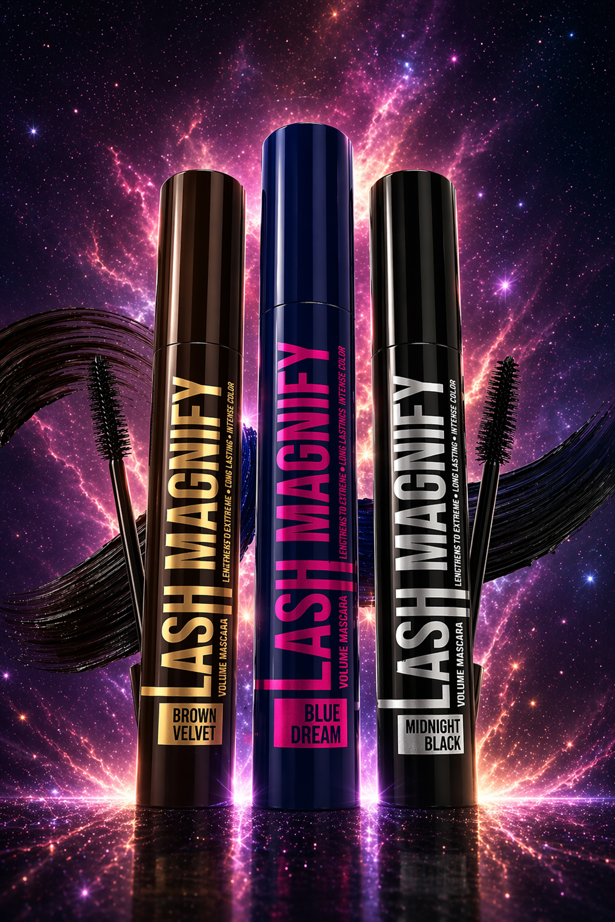 Lash Magnify - مشکی شب - اثر لیفتینگ، پرکننده و حجم‌دهنده فوق‌العاده