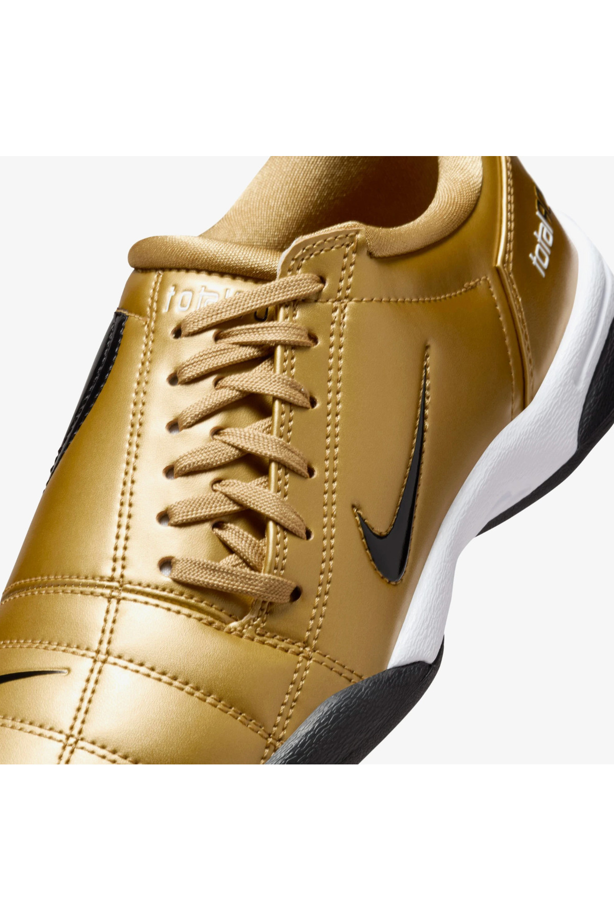 靴 NIKET90MULESPKHAKIUNIVERSITY GOLD-FUSION Nike Total 90 Iii'Metallic Gold Black' Unisex Futsal Indoor Shoes