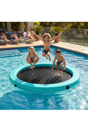 Funwater Şişme Fileli İskele Platformu Tekne Arkası Rıhtım 3 Metre 8 Kişilik ...