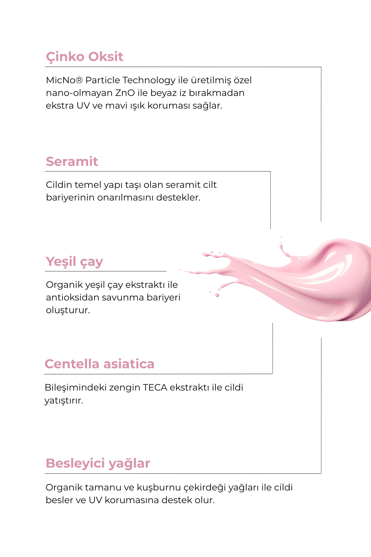 Solar Block Pink Tone Up Ton Eşitleyici & Aydınlatıcı %100 Mineral Güneş Kremi 50 ml — LU001 — تصویر 5 از 8