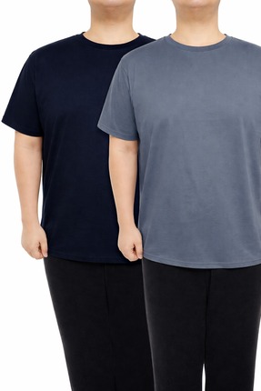 upsize Büyük Beden Erkek Tişört %100 Pamuk – Rahat Kalıp, Yumuşak Doku (2xL–7...