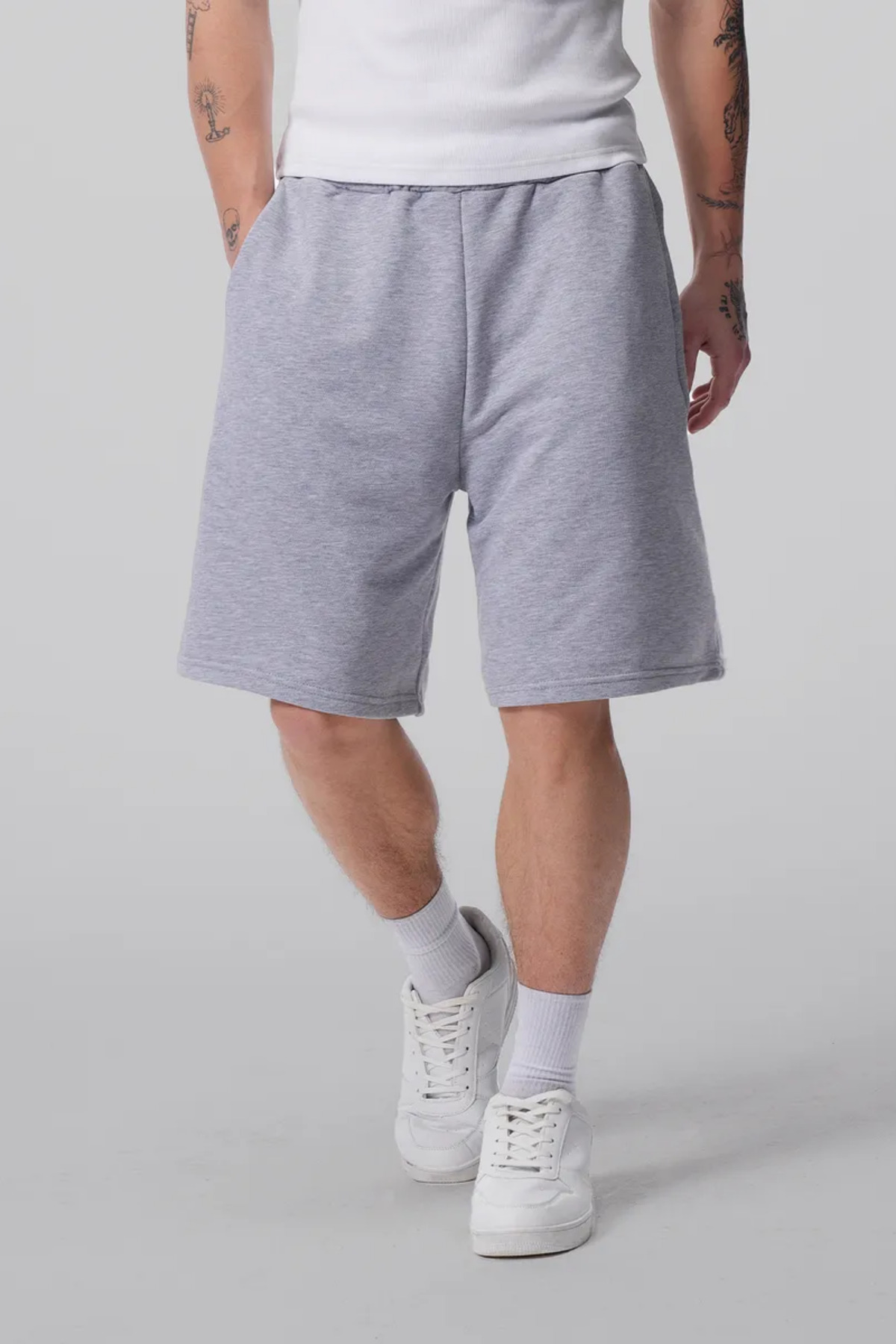 vladivosto Extra Loose Unisex Deep Pockets Bermuda Plus Size