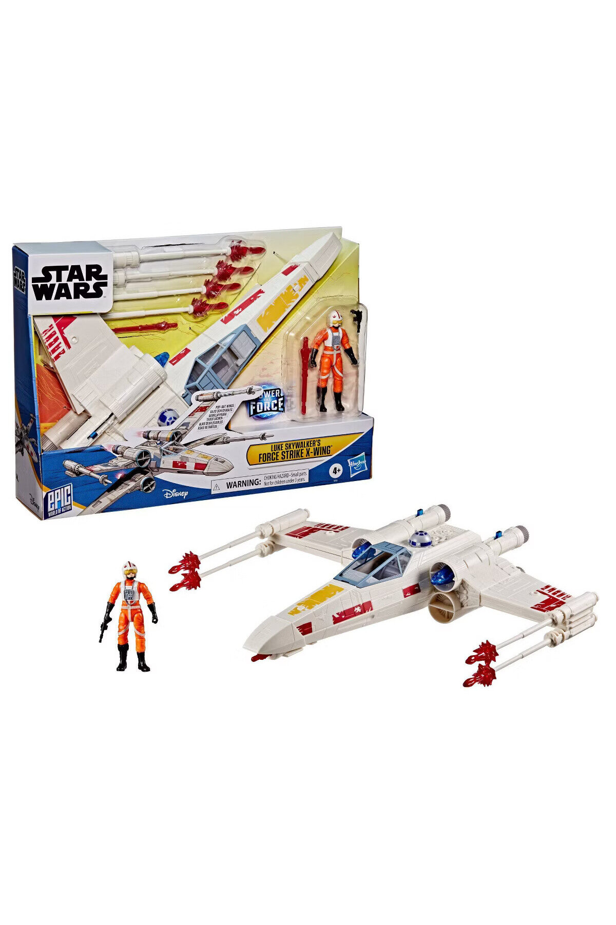 Star Wars Epic Force Strike X Wing Kanatlı Araç Aksiyon Figürü