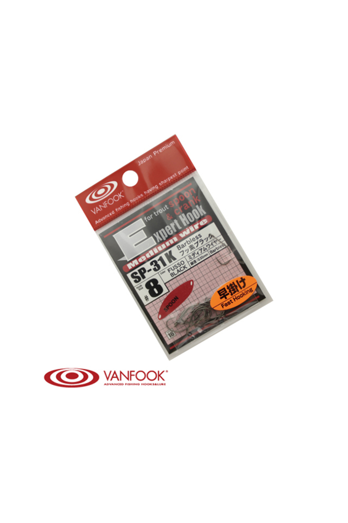 Carlige Vanfook SP-31K Expert Barbless Hooks #6 [1]