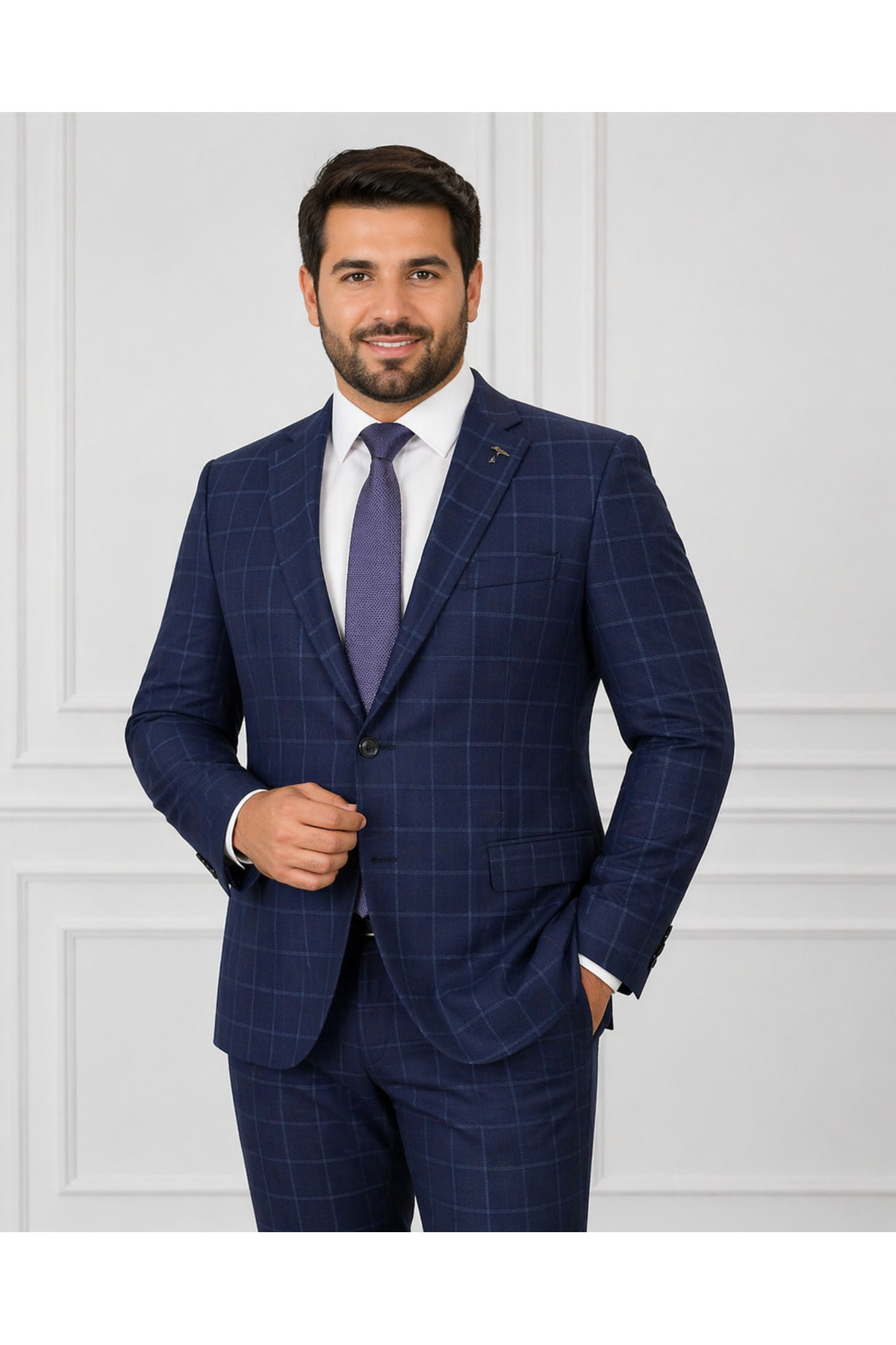 FABIO CASSEL 4 Drop Erkek Takım Elbise –Premium Kumaş