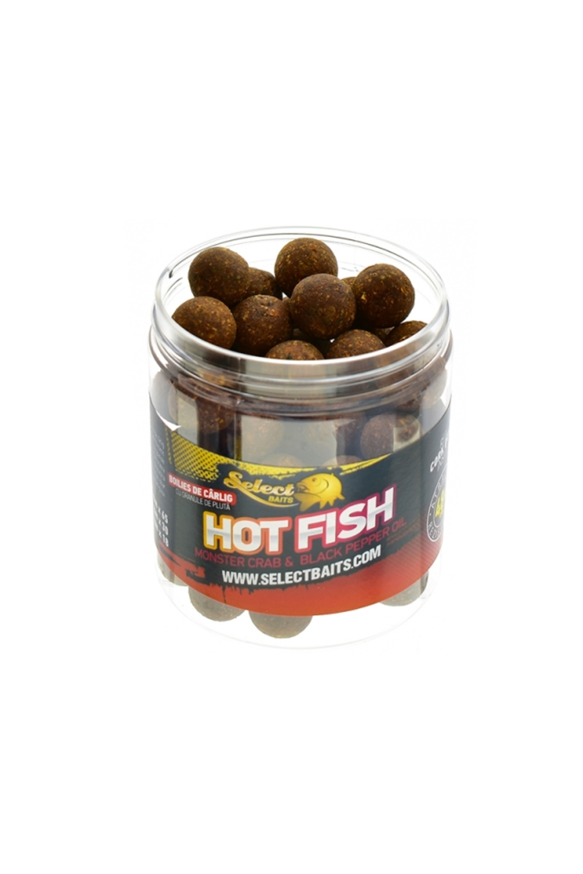 Pescuit si vanatoare - Boilies de carlig critic echilibrat Hot Fish 20mm