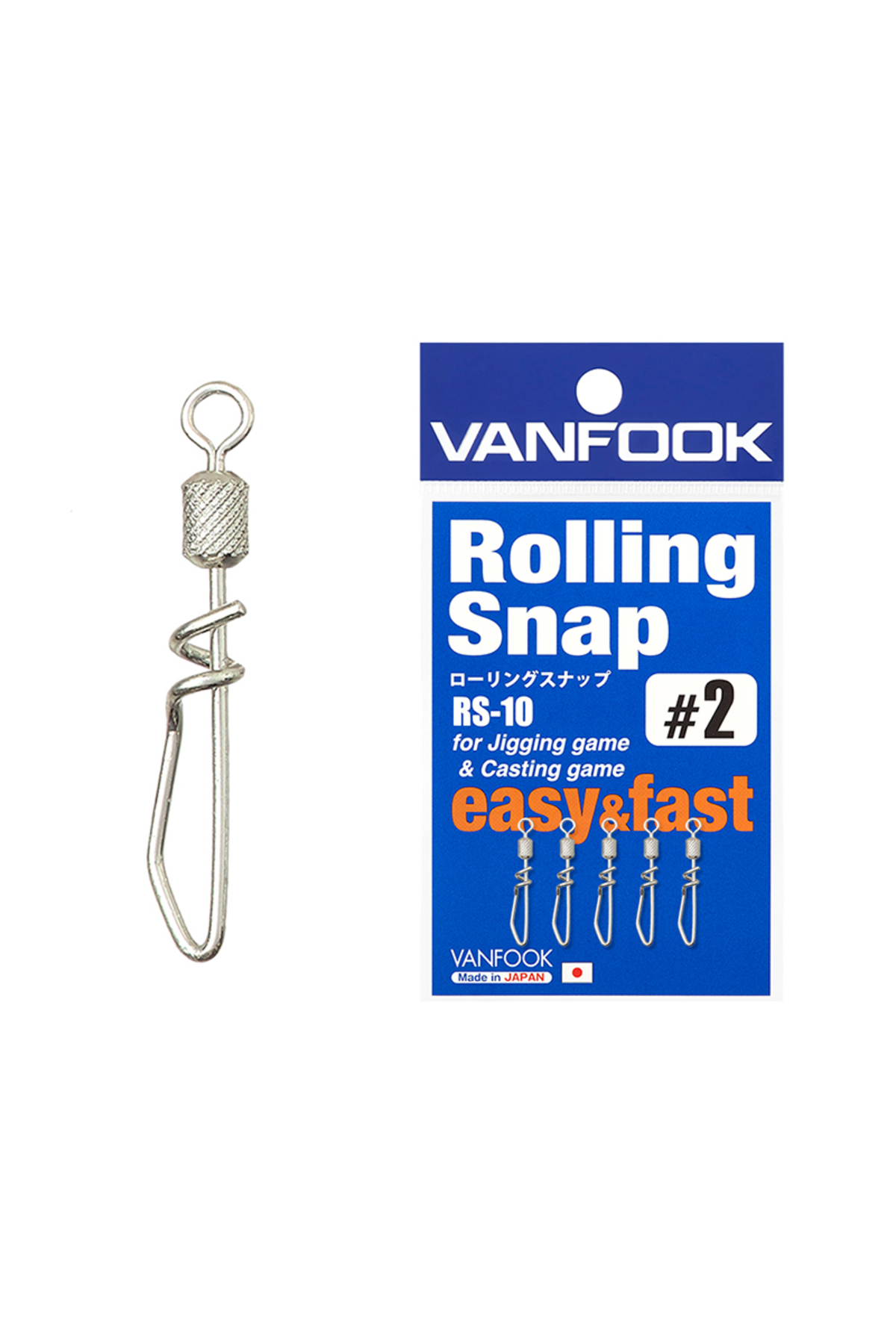 Vârtej - Vartejuri cu agrafa rapida Vanfook RS-10 Rolling Snap #1