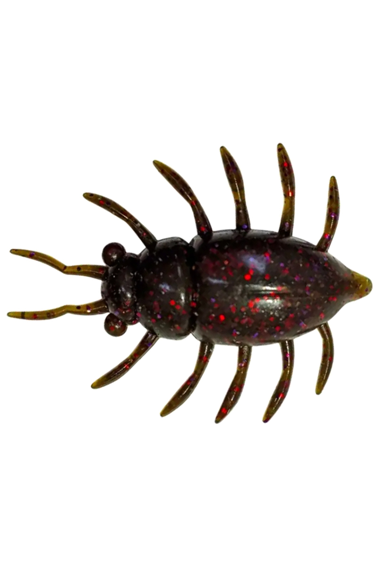 Nălucă - FishUp Maybug 2.5cm #050 Green Pumpkin Brown Red and Purple 2.5cm #050