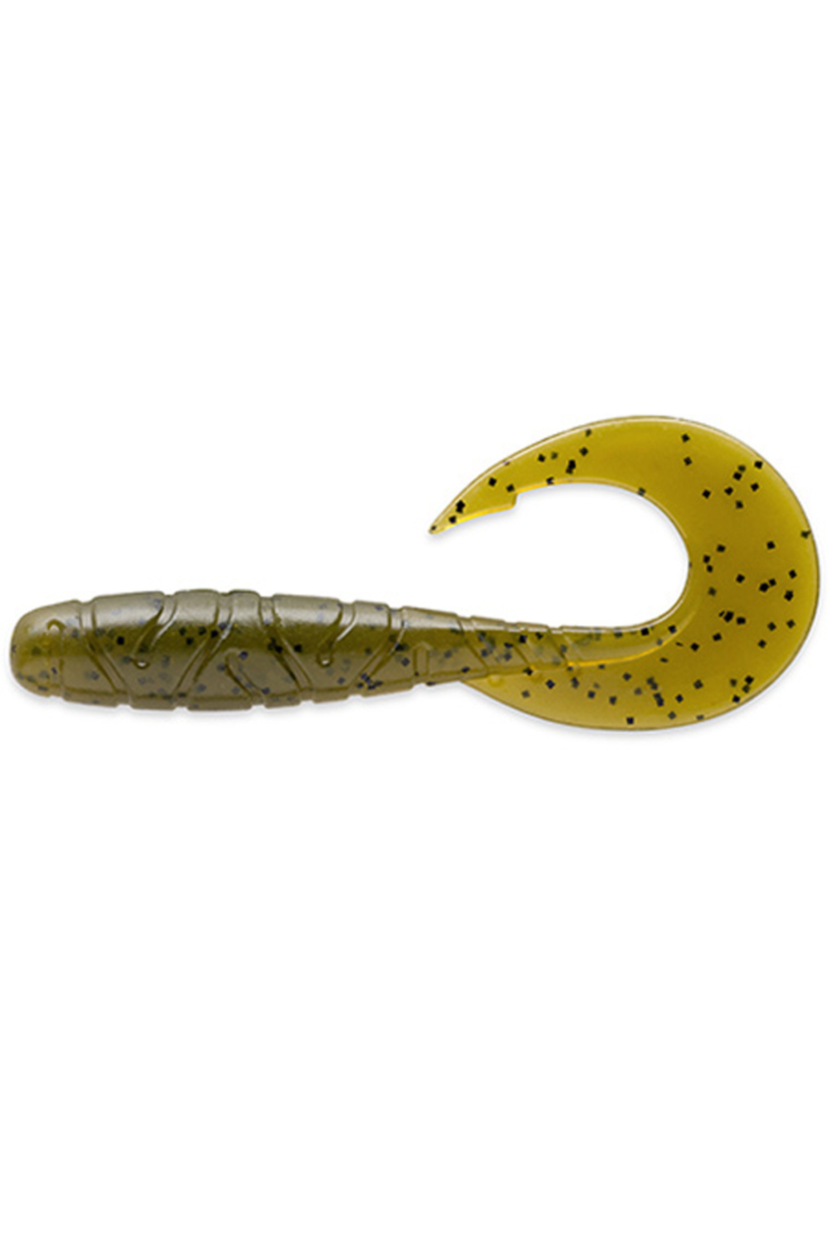 Nălucă - FishUp Mighty Grub 10cm #074 Green Pumpkin Seed 10cm #074 Green Pumpkin Seed