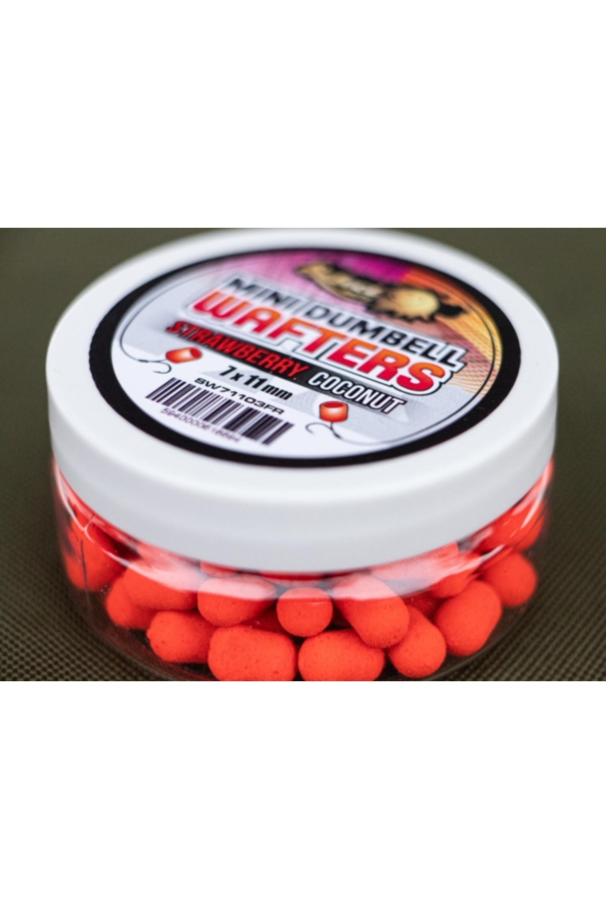 Select Baits Mini Dumbells Wafters Strawberry and Coconut 7 x 11mm 7 x 11mm [2]