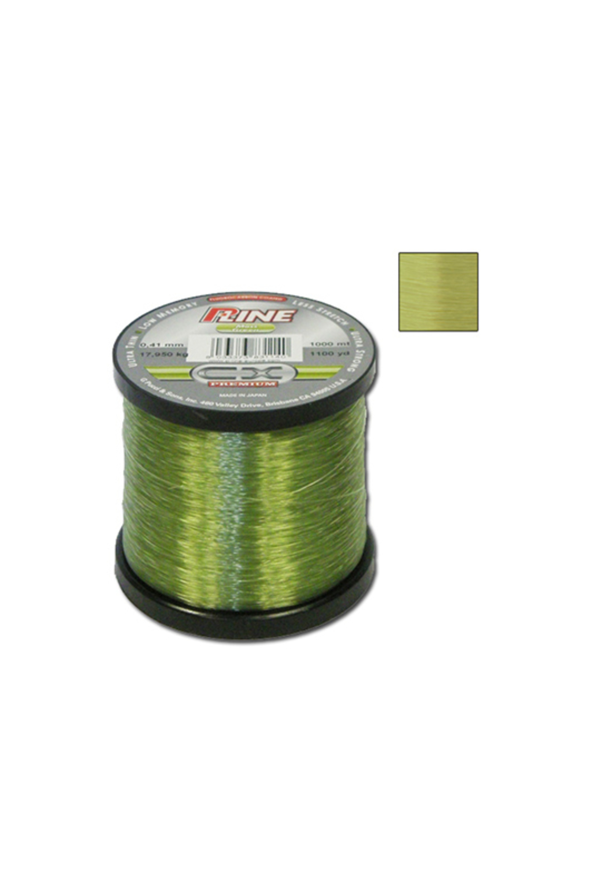 Fir - P-Line CX Premium Fluorocarbon Moss Green 2000m 0.23mm - 6.19kg