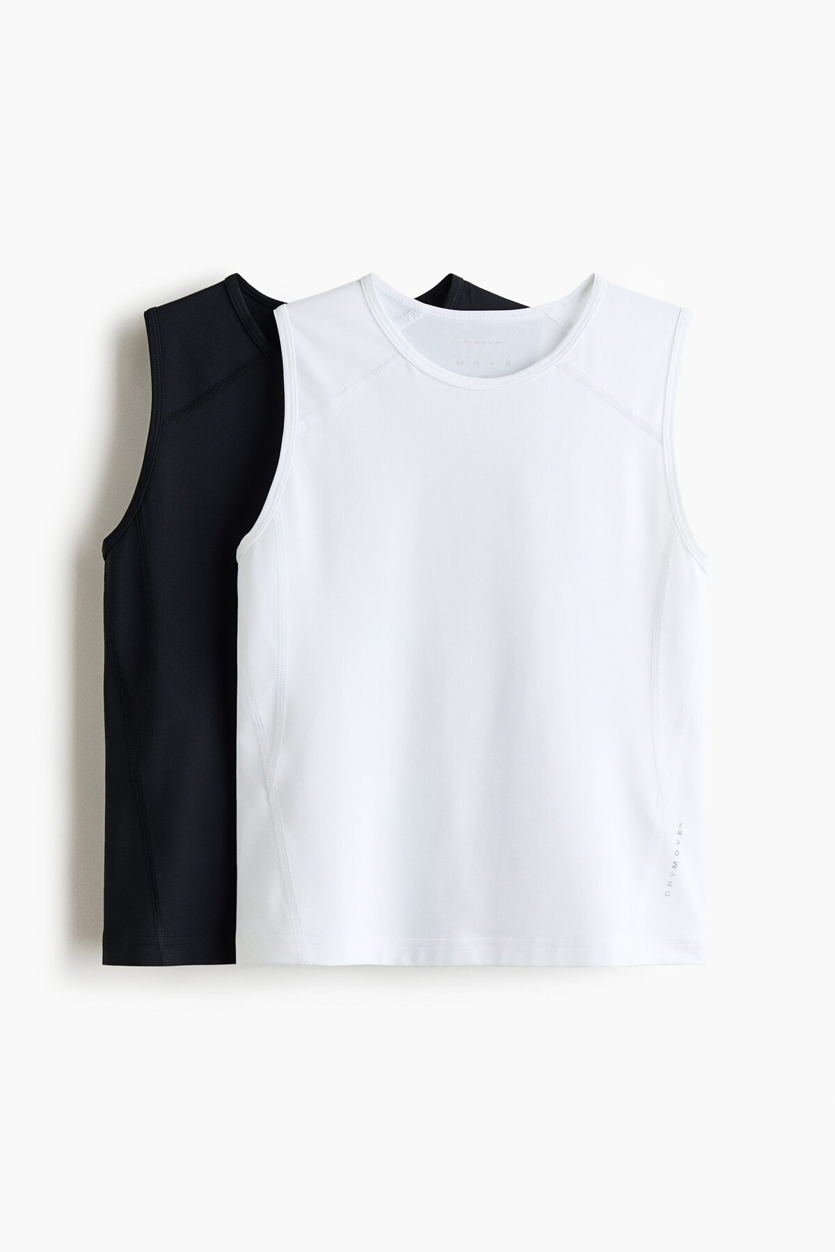 تاپ ورزشی دو تکه بدون آستین Slim Fit DryMove™ اچ اند ام تی شرت H&M