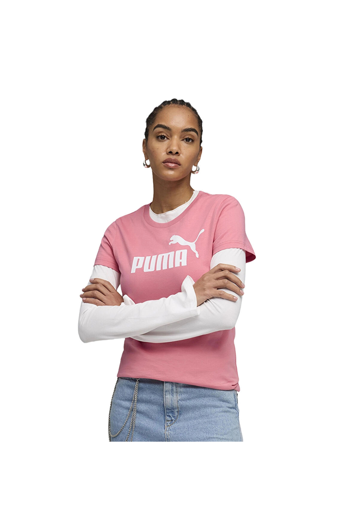 Puma Dorośli; Kobiety; Koszulki; Regularne z krótkim rękawem; różowe; Puma Sh...