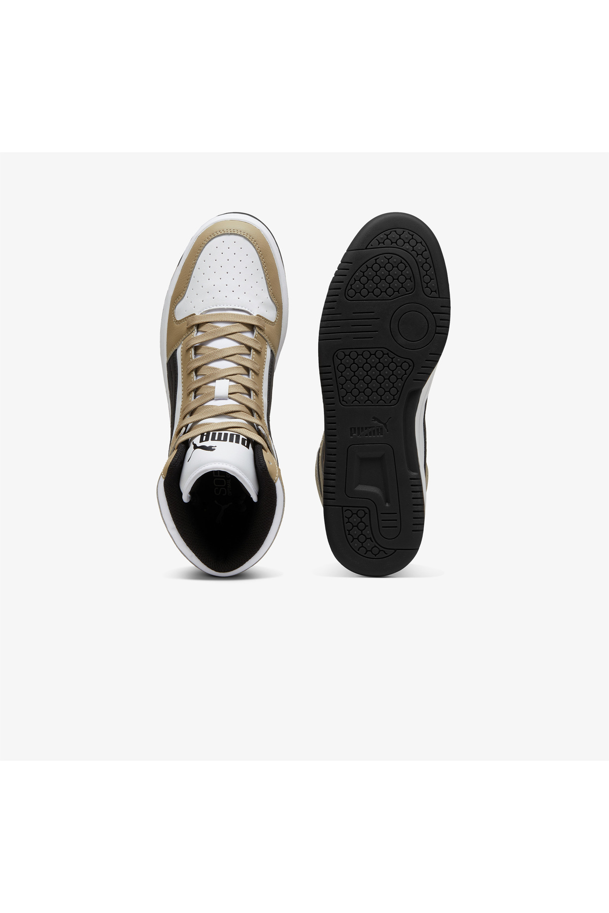 Puma Rebound Layup Sl Erkek Bej Sneaker Ayakkabı 36957350 görsel 4