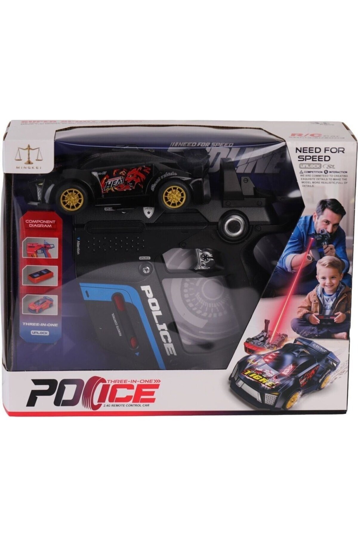TOYSTURKA Şarzlı Lazer Tabancalı Araba TCS01 - Fiyatı, Yorumları