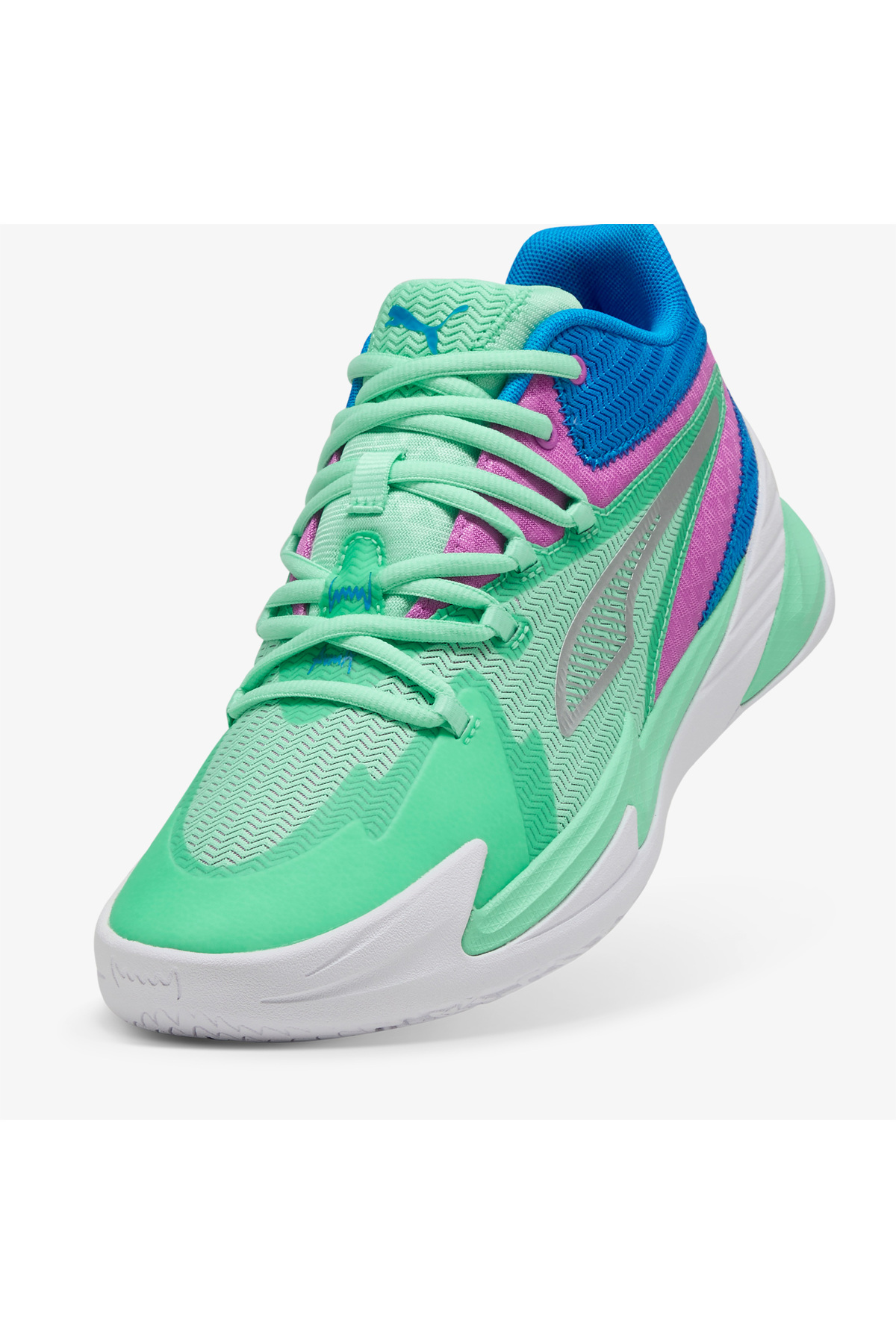 Puma Dagger Erkek Yeşil Basketbol Ayakkabısı görsel 7