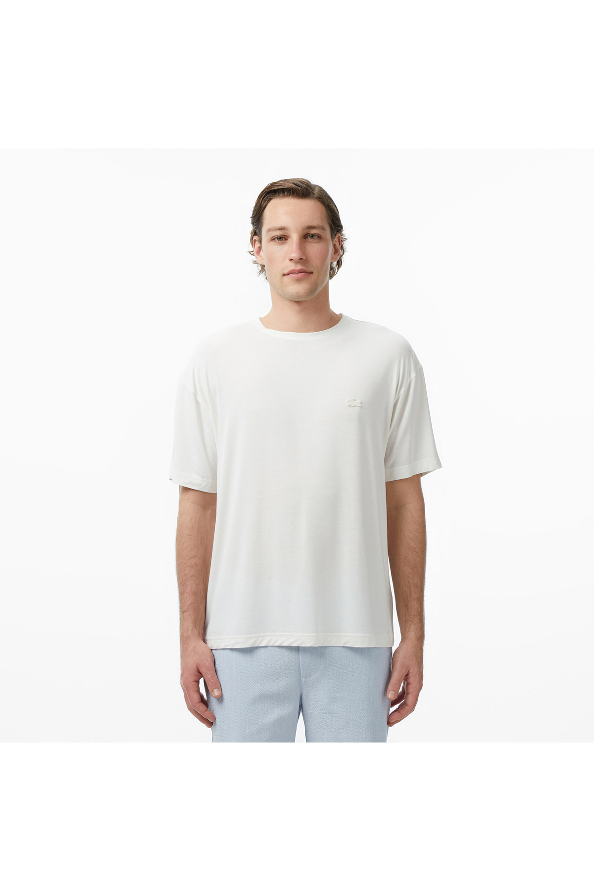 تیشرتمردانهLacosteسفید تیشرتمردانهLacosteسفید