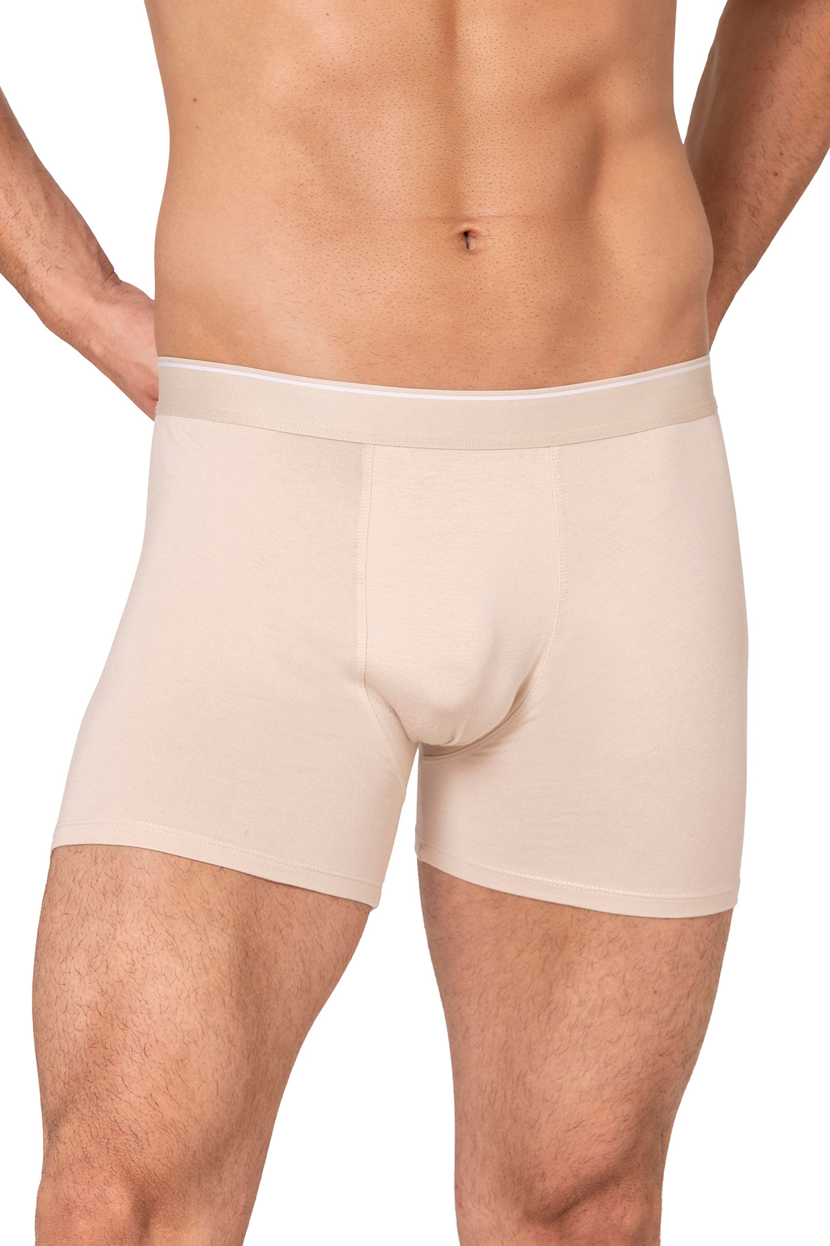 ÖZKAN underwear Özkan 11256 3'lü Paket Erkek Premium Kumaş Modal Pamuklu Esnek Yumuşak Boxer Şort görsel 5