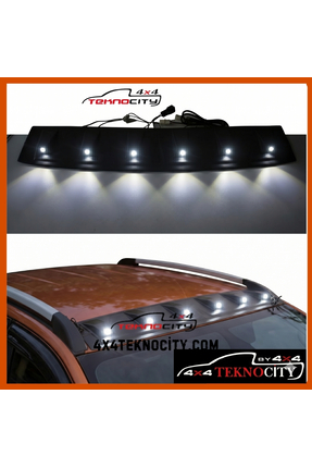 TEKNOCİTY FORD RANGER T8 2019 - 2022 LEDLİ MOONVİSÖR TAVAN KEBİ BEYAZ LED Off...