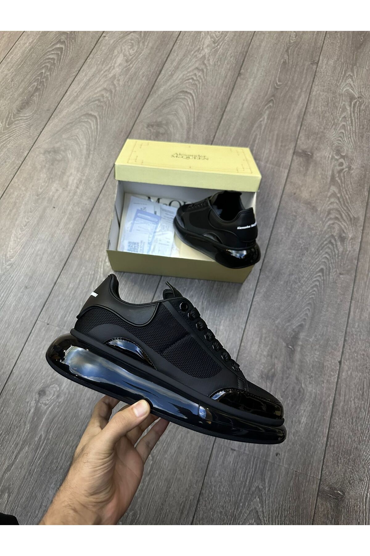 FAVORİSPOR Şeffaf Taban Klasik Unisex Ayakkabı Alexander Mcqueen