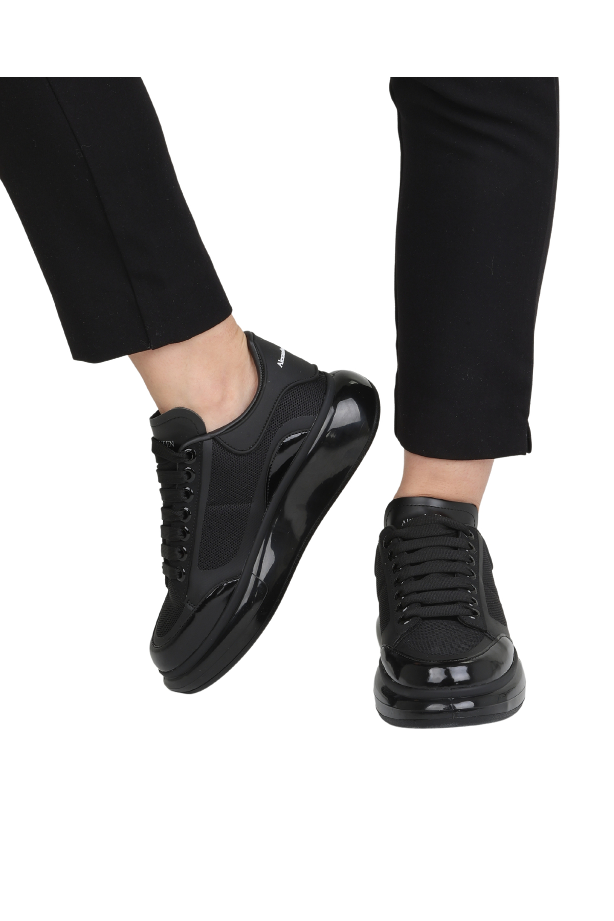 FAVORİSPOR Şeffaf Taban Klasik Unisex Ayakkabı Alexander Mcqueen Ithal görsel 4