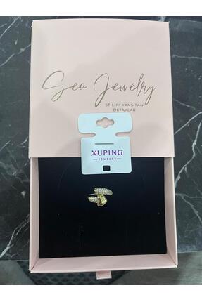 SEO JEWELRY Xupıng Jewelry Kalp Fİgürlü Zirkon Taşlı Yüzük
