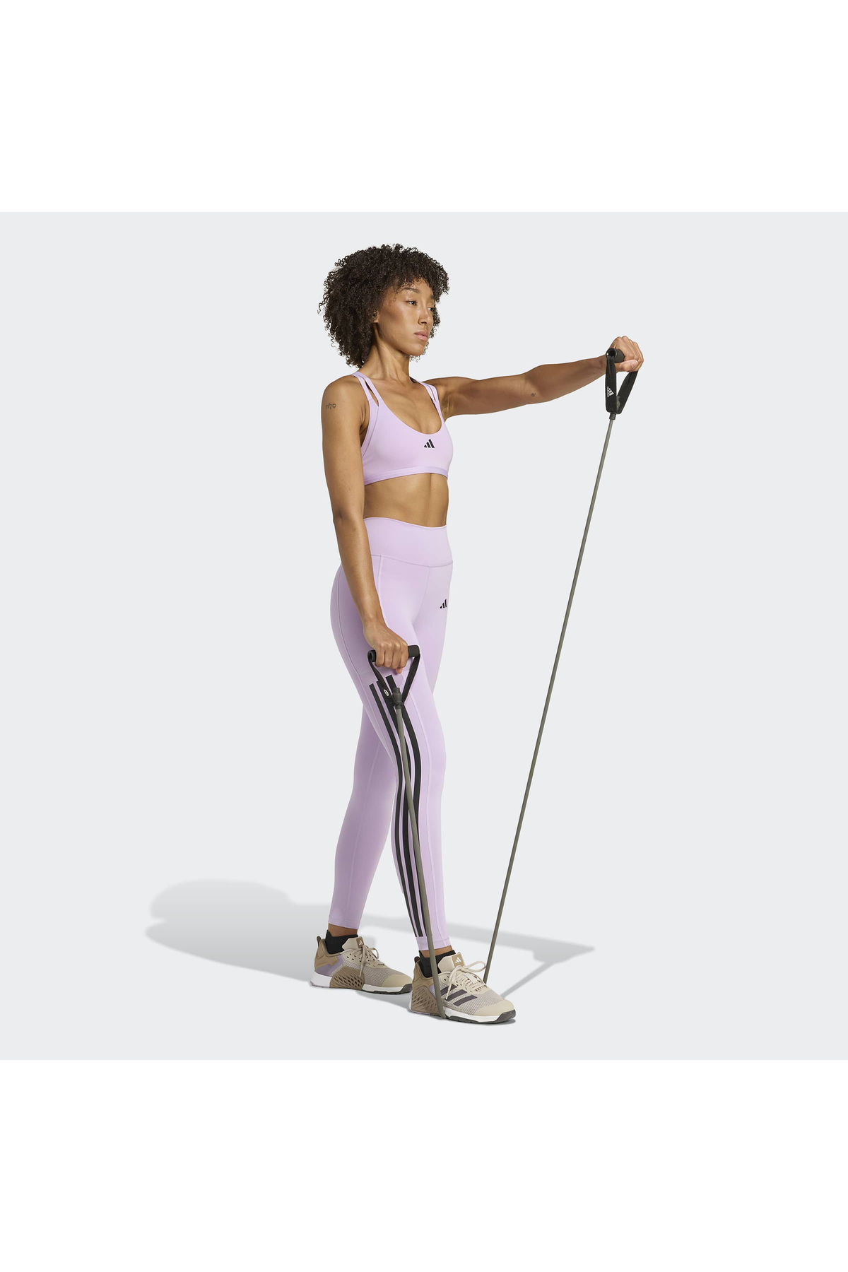 adidas KA3794 AERIM LS STRNGT Lila Sporcu Sütyeni görsel 3