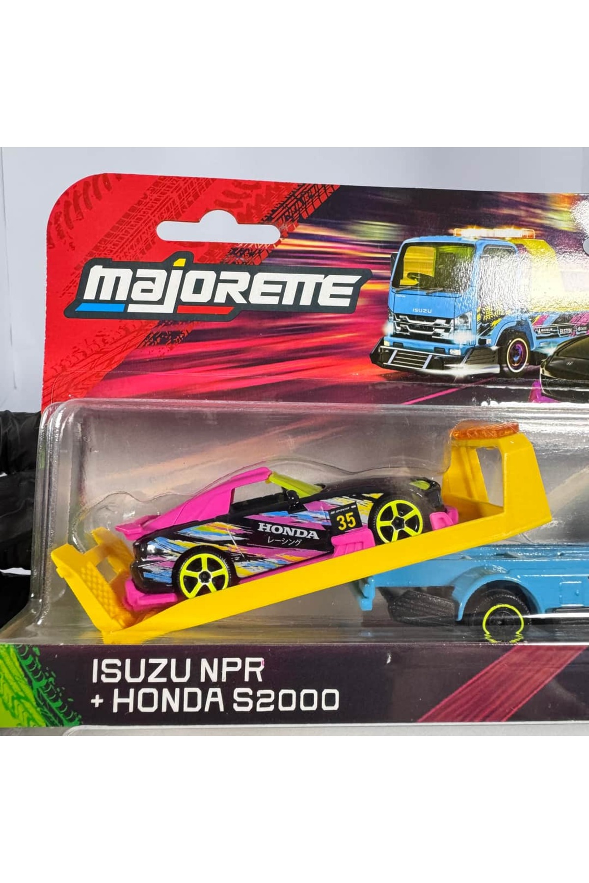 Majorette Jdm Legends Tuning Transporter Isuzu NPR - Honda S2000
