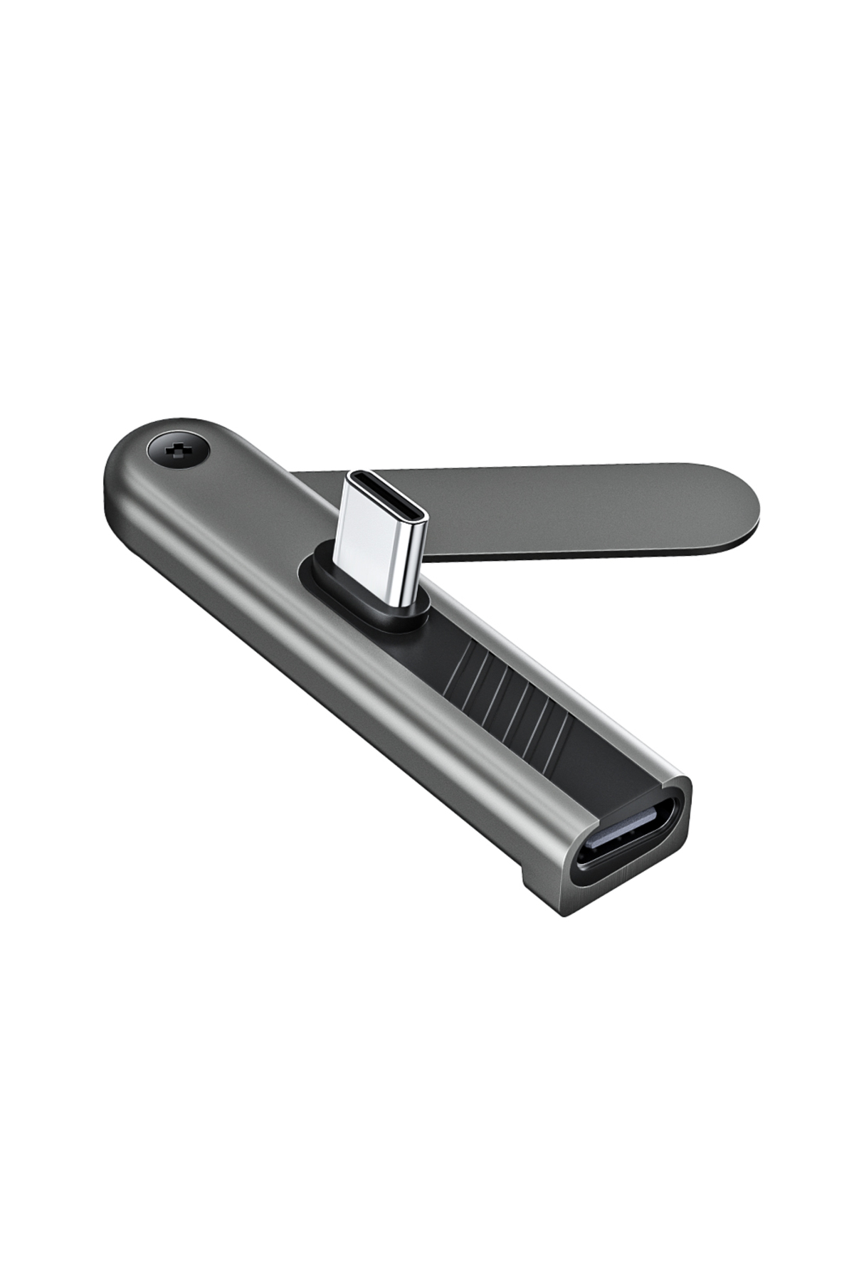 أسود 240 واط USB C إلى USB C 360 ° حامل دوار مع مح...