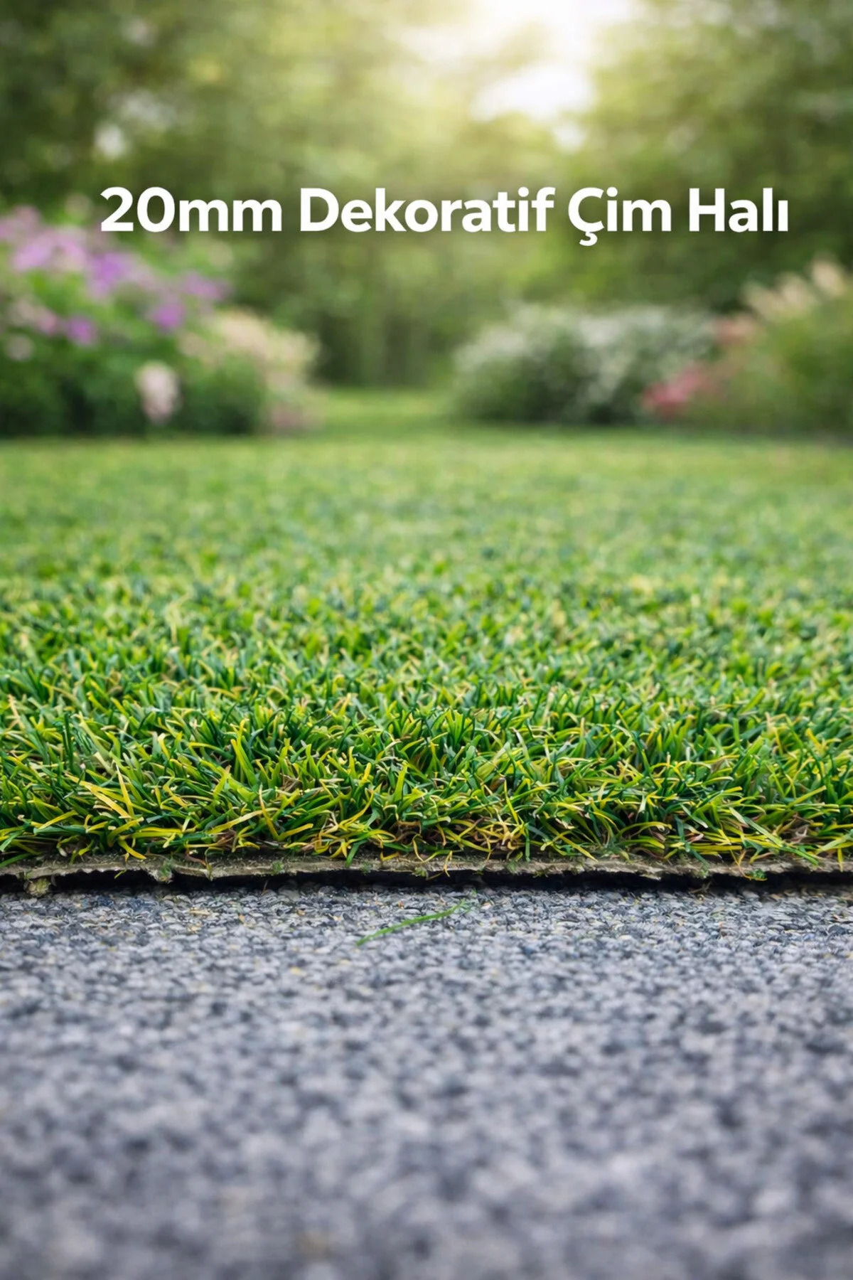 Grass Carpet Green Decorative Premium Quality Artificial Grass Balcony Garden Anti-Slip Base 20 Mm