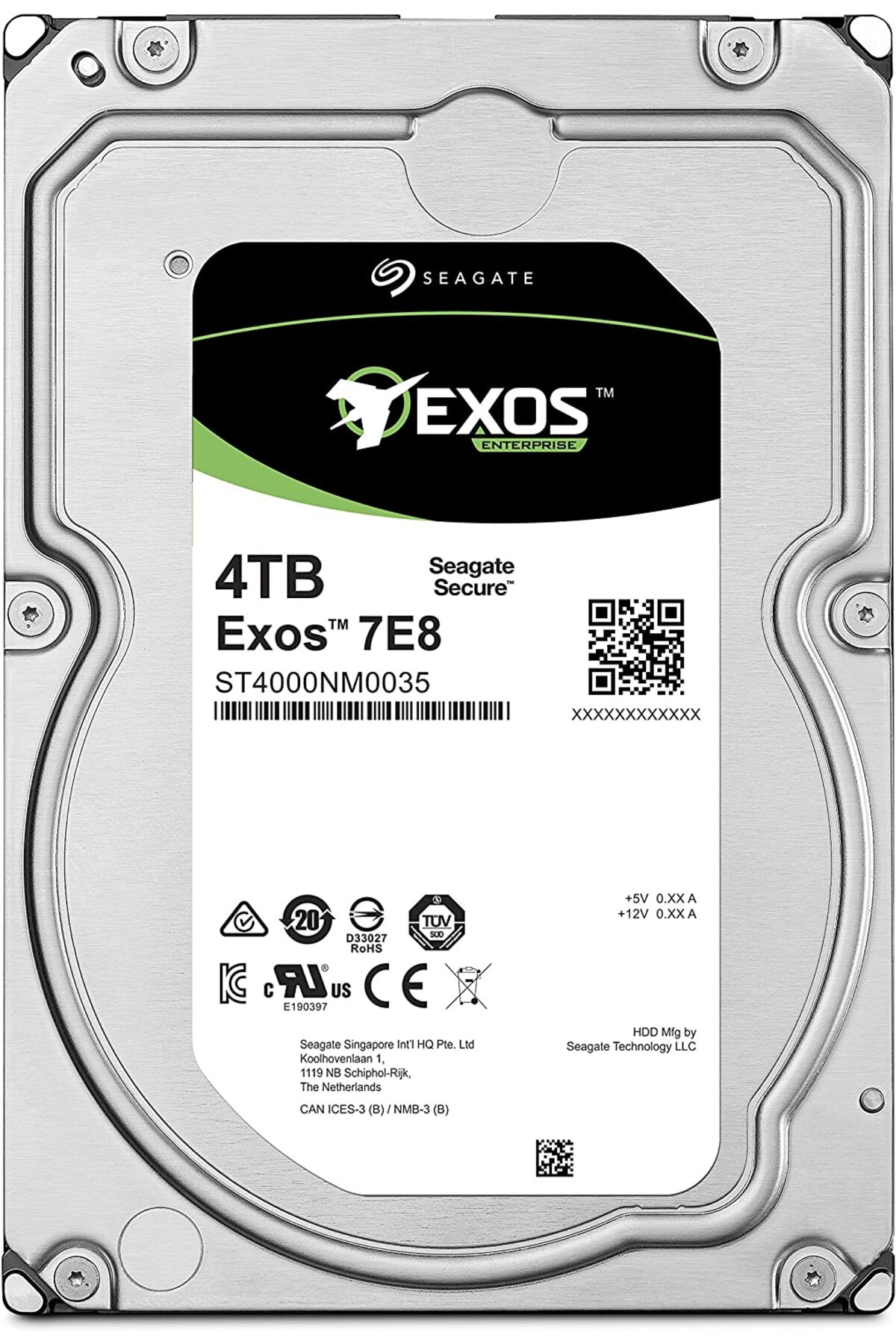 Seagate 4Tb Exos St4000Nm0035 7200Rpm Enterprice Nas Sata Sabit