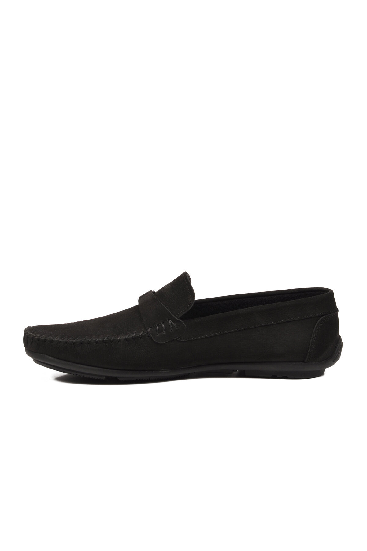کفش راحتی مردانه چرم طبیعی نوبوک مشکی ۹۰۳۰۵ M پیر کاردین کفش کلاسیک Pierre Cardin