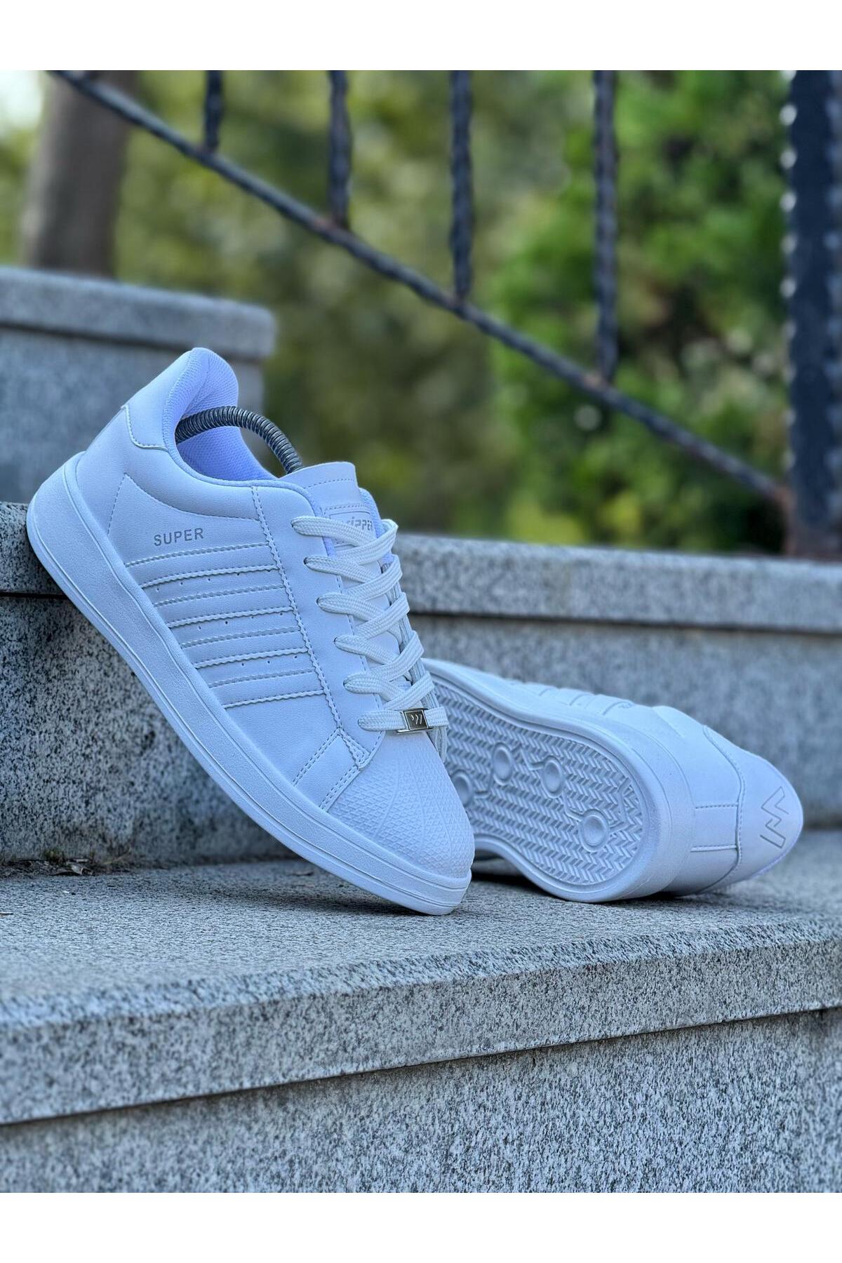 WİPPER Unisex Spor Ayakkabı Sneaker Hafif Ortopedik Eva Taban Memory Foam Günlük Kullanım İçin Rahat görsel 2