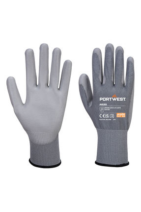 PORTWEST A635 Eco-Cut 4X42B PU Kaplı B Seviye Kesilme Dirençli Gri 9 Beden Ha...