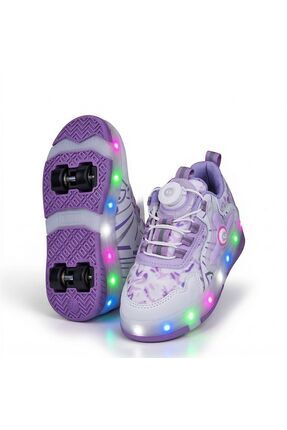 N'drops Ortopedik Kız Çocuk Işıklı Tekerlekli Sneaker