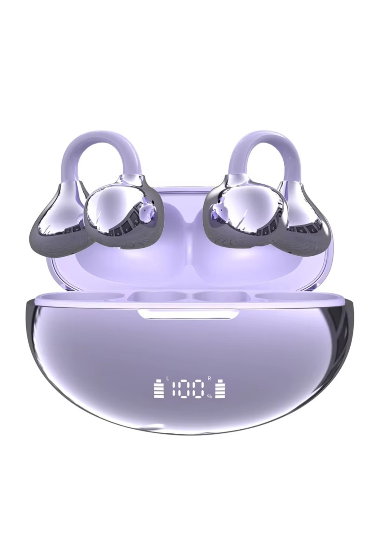 pukotech Kulaklık Klips Kulaklık Gürültü Önleme Open Ear Bluetooth Kulaklık Yeni Nesil