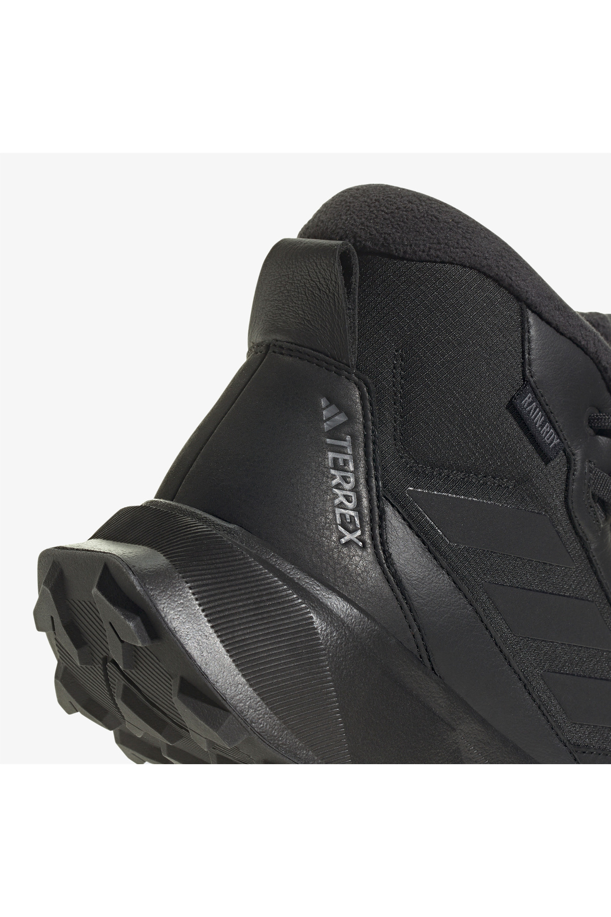 adidas Terrex Winter Leather Erkek Siyah Bot görsel 7