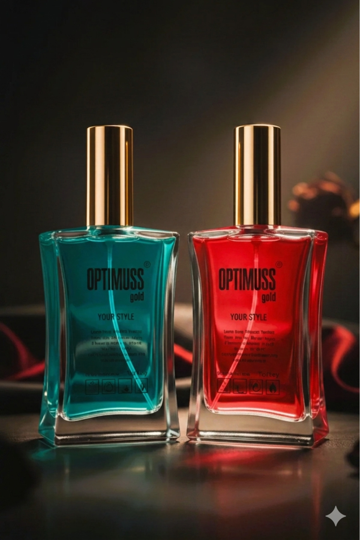 optimuss gold 2li Set Erkek & Kadın Parfüm Love Eros Afrodit 2x50ml — afrd2ex2set
